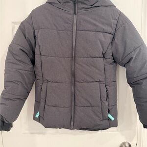 Target Kids Charcoal Puffer Jacket